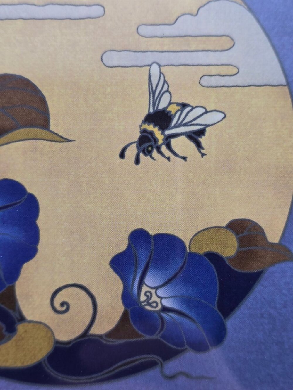 Finding Sweetness Sybil Shane Studios Signed 9"x9" Bee Flower - Picture 5 of 8
